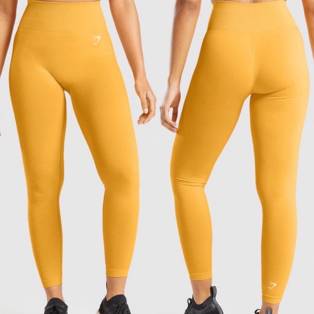 Gymshark // VITAL SEAMLESS 2.0 leggings golden yellow